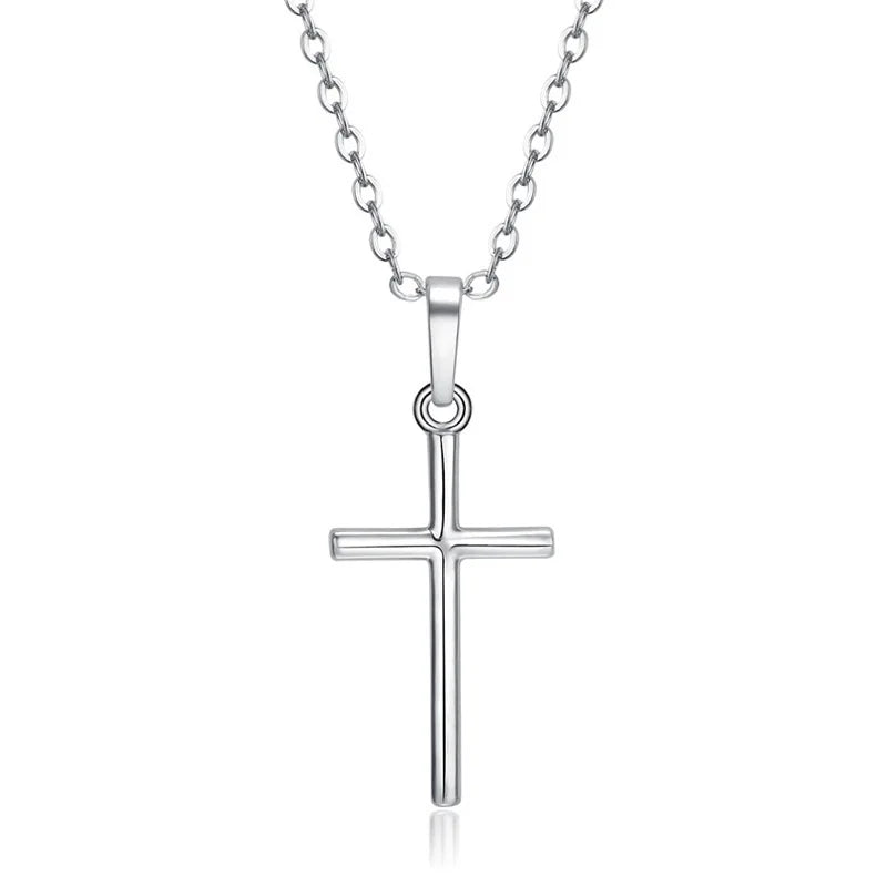 Collier Croix Cristal – Or et Noir Homme Femme