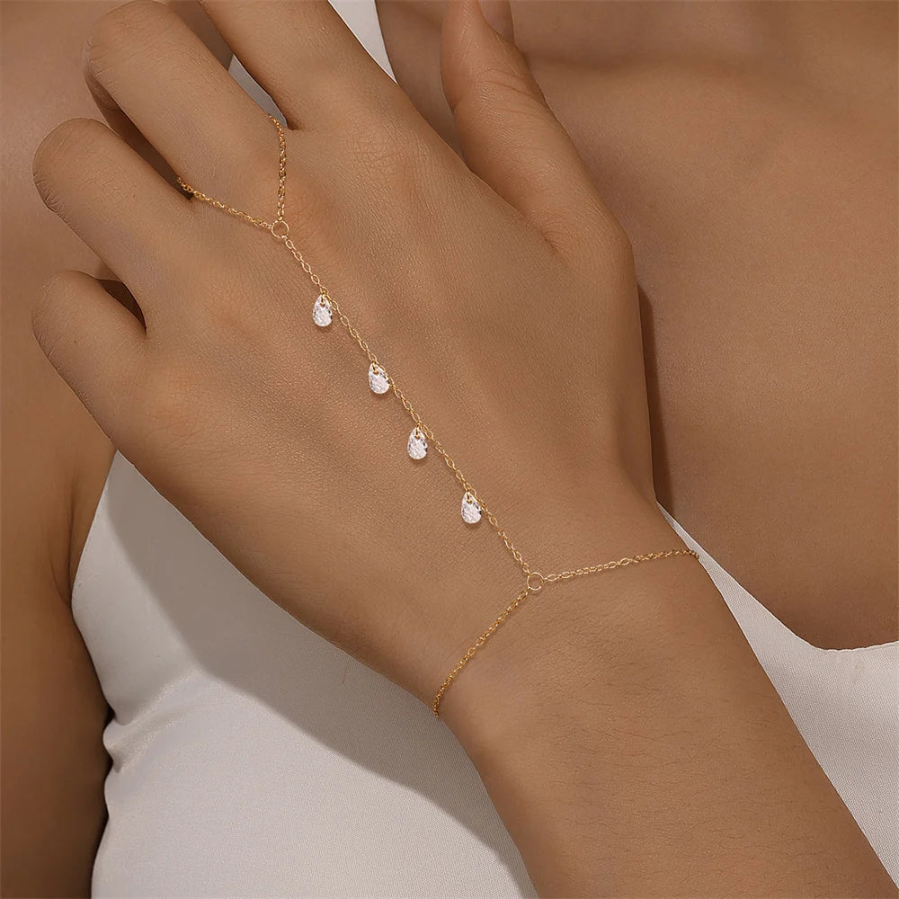 Bracelet Main Élégance Dorée