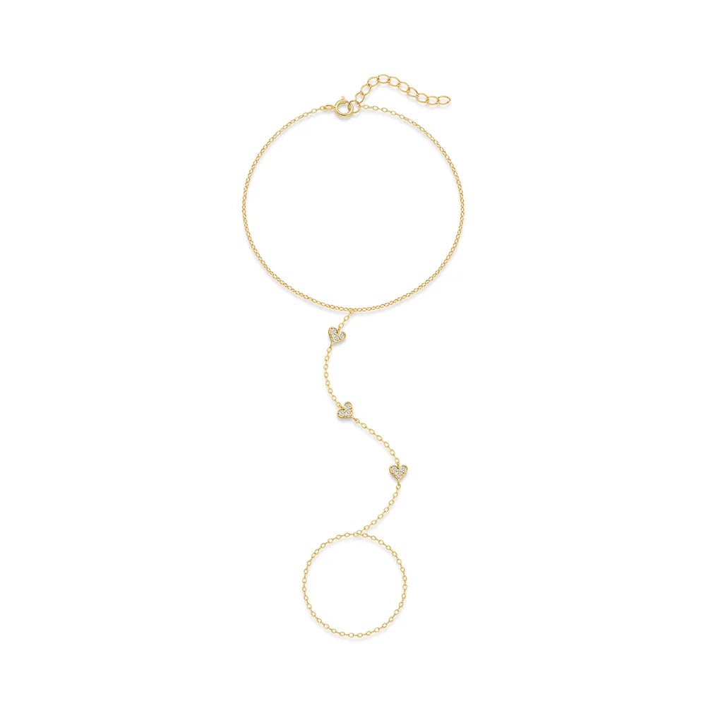 Bracelet Main Élégance Dorée