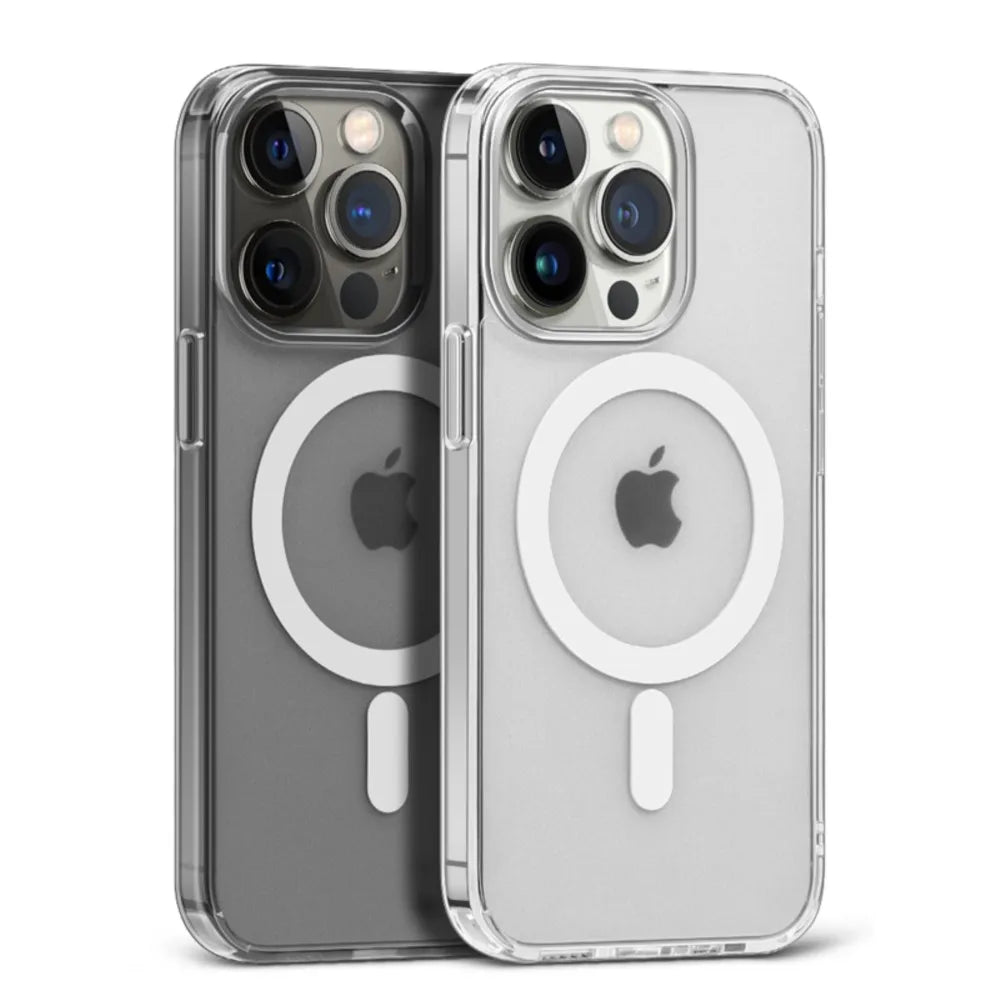 Coque iPhone Transparente MagSafe – Compatible iPhone 17 16 15 14 13 12 11