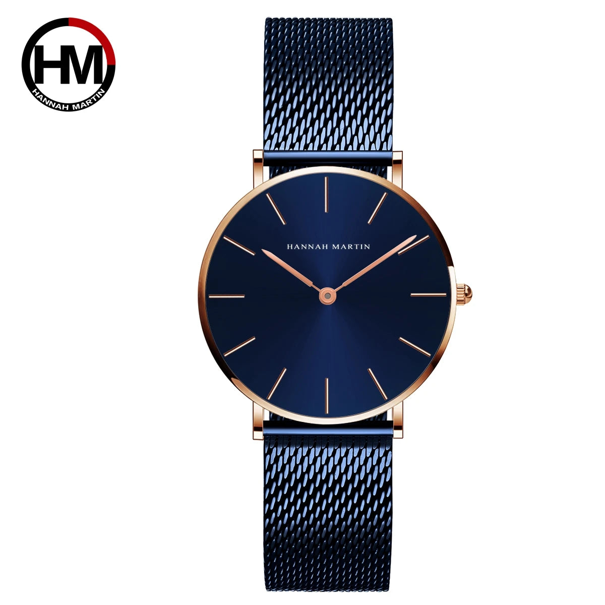 Montre Femme Or Rose – Style Minimaliste Nordique Étanche 3 Bar 36 mm