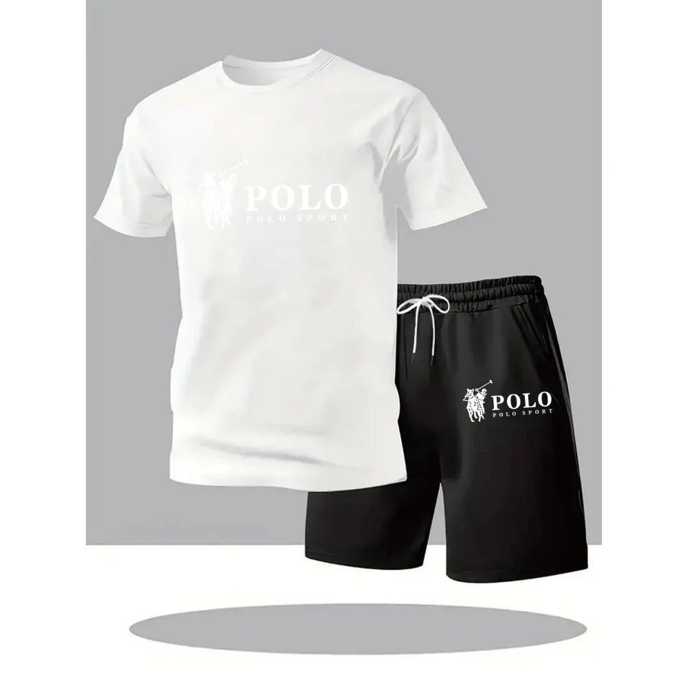 Tenue Homme Casual Été – T-shirt Manches Courtes + Short
