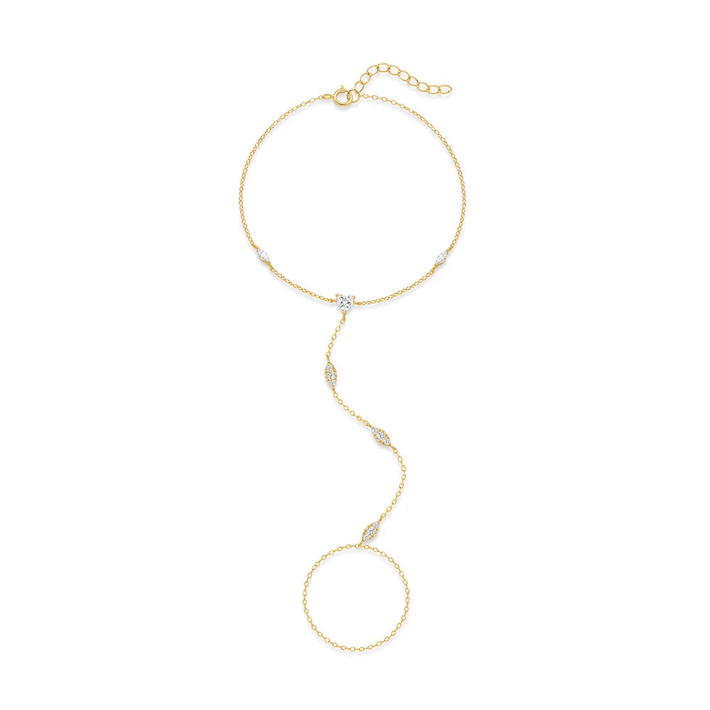 Bracelet Main Élégance Dorée