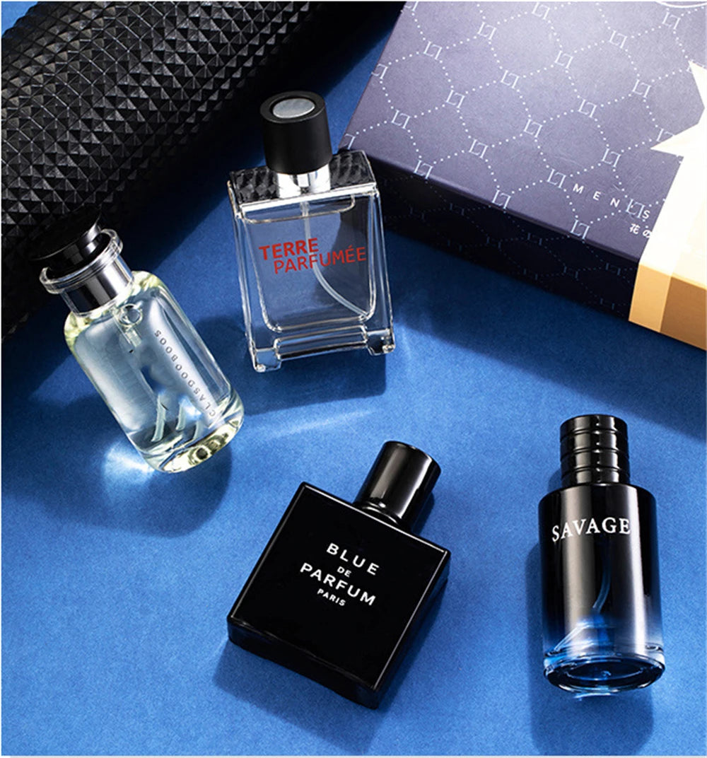 Coffret 4 Parfums Homme 100ml – Senteur Florale & Fruitée
