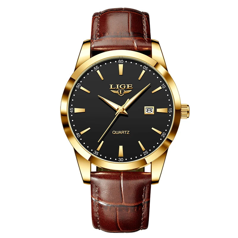 Montre Homme Luxe en Cuir