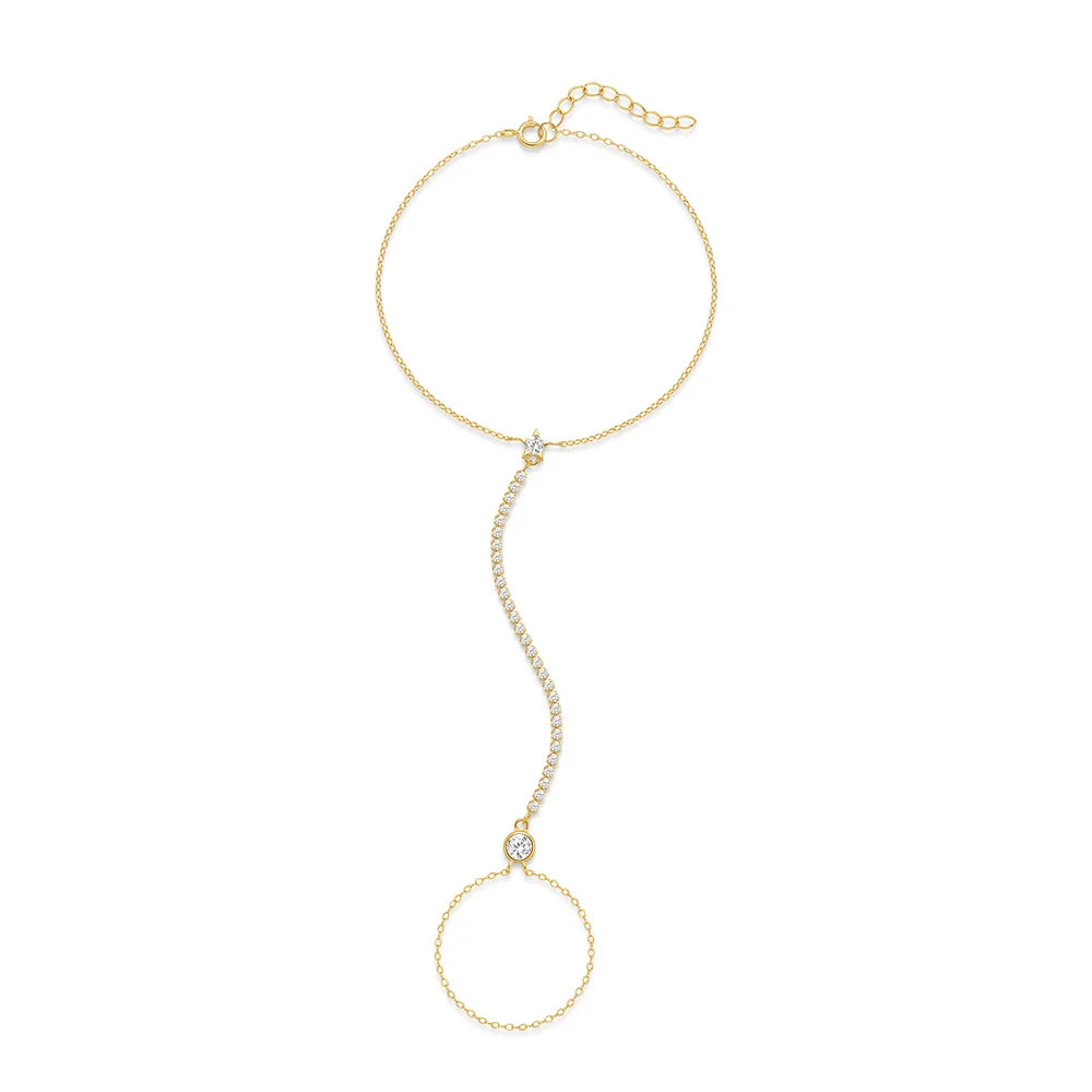 Bracelet Main Élégance Dorée