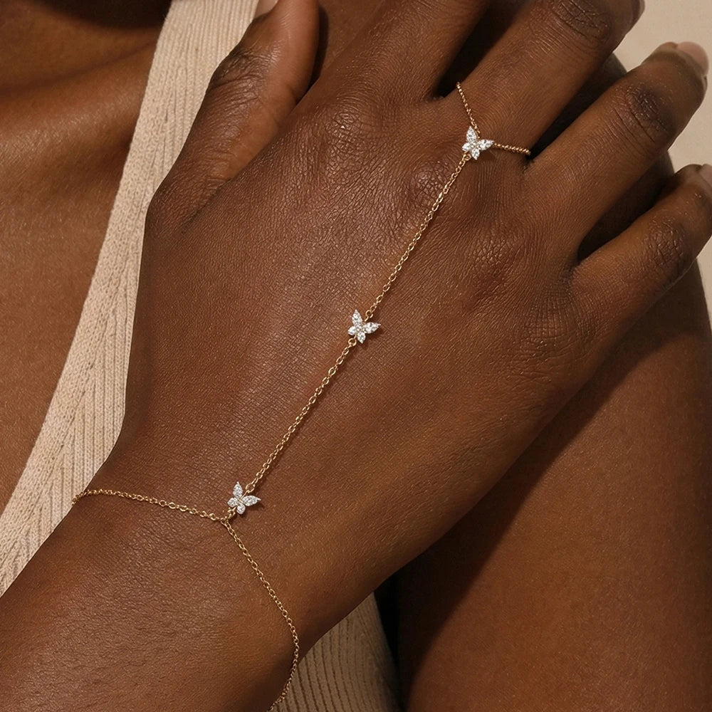 Bracelet Main Élégance Dorée
