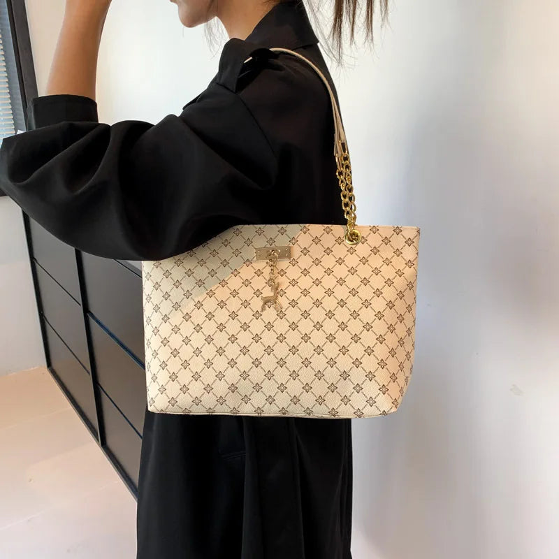 Nouveau Cabas Femme Cuir Souple – Grande Capacité – Bandoulière Amovible
