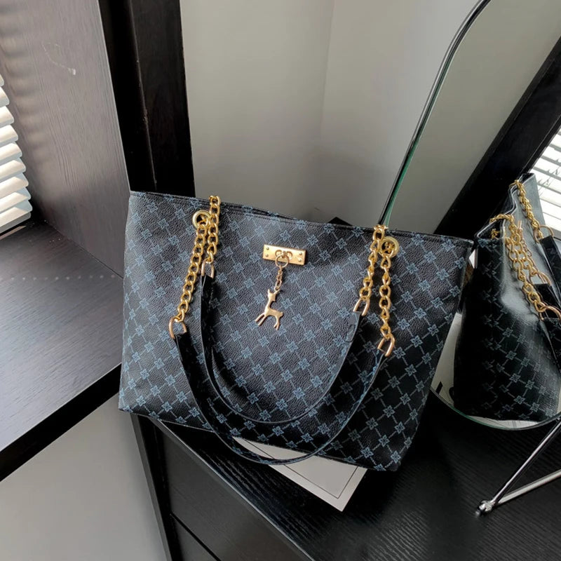 Nouveau Cabas Femme Cuir Souple – Grande Capacité – Bandoulière Amovible