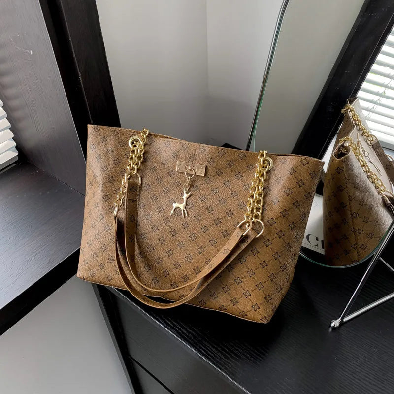 Nouveau Cabas Femme Cuir Souple – Grande Capacité – Bandoulière Amovible