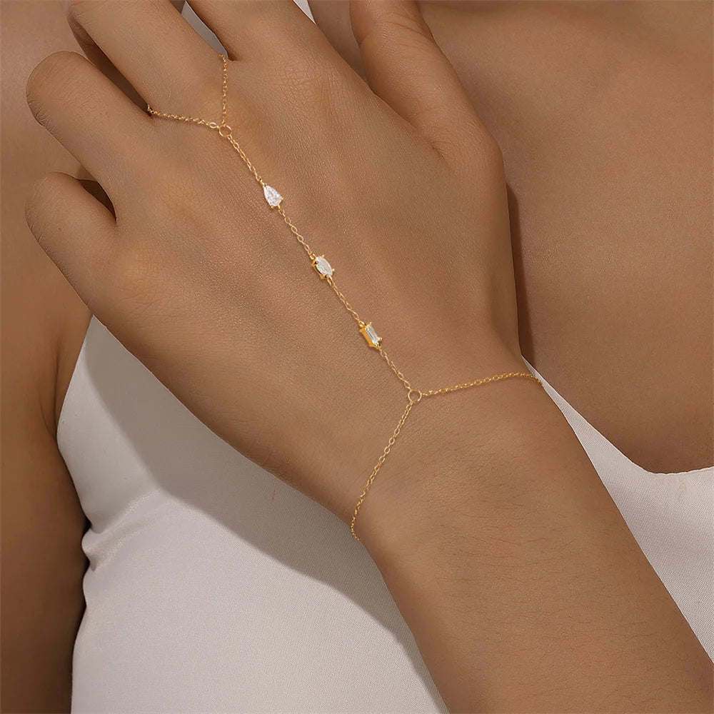 Bracelet Main Élégance Dorée