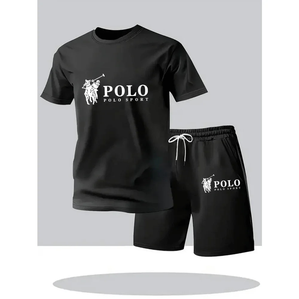 Tenue Homme Casual Été – T-shirt Manches Courtes + Short