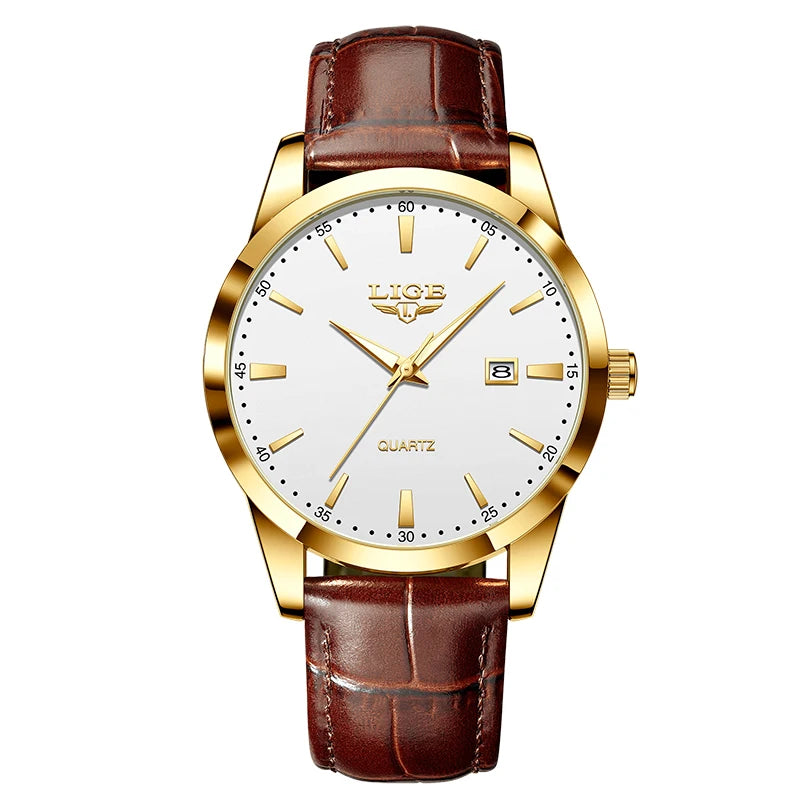Montre Homme Luxe en Cuir
