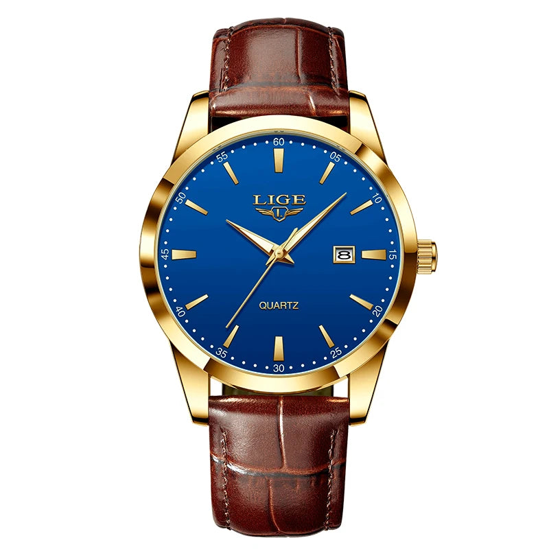 Montre Homme Luxe en Cuir