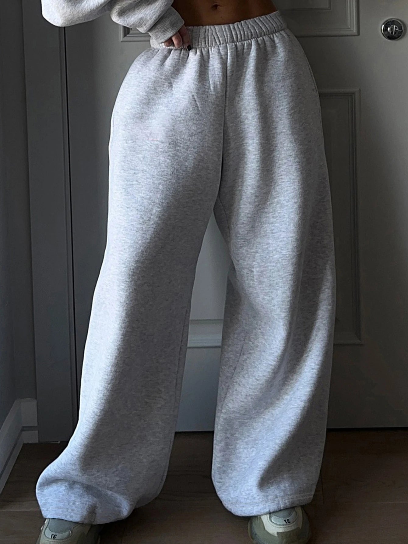 Ensemble Femme 2 Pièces – Sweat Manches Longues + Pantalon Casual Automne Hiver