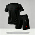 Ensemble Running Homme – T-shirt O-Neck Mesh + Short Sport Été