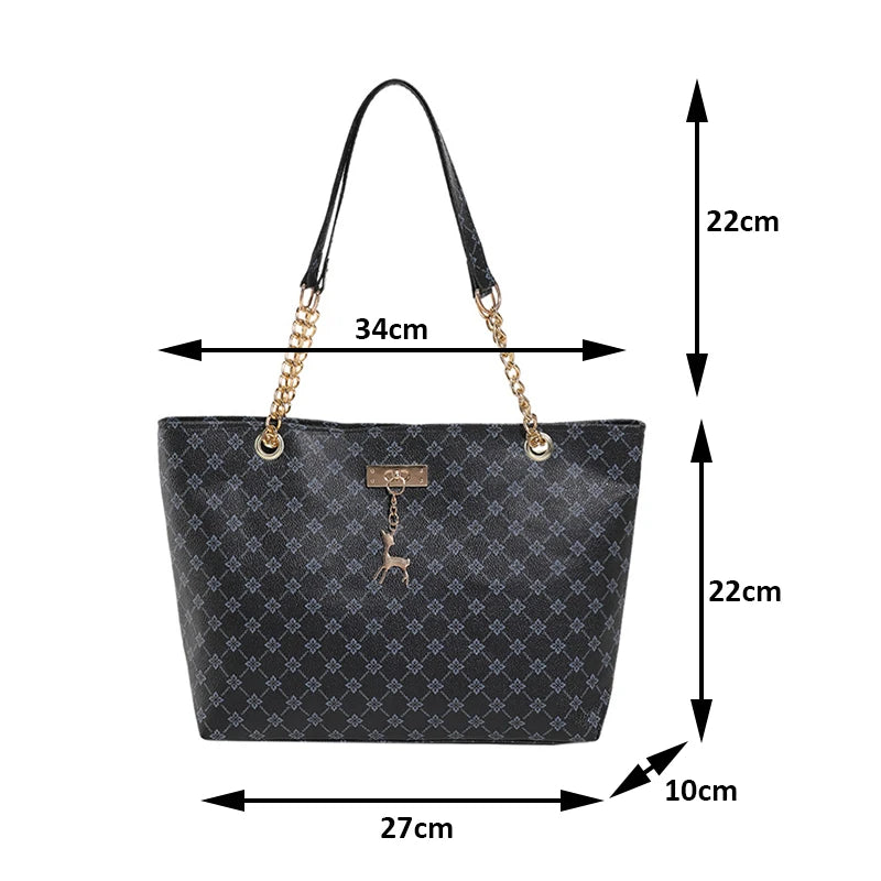 Nouveau Cabas Femme Cuir Souple – Grande Capacité – Bandoulière Amovible