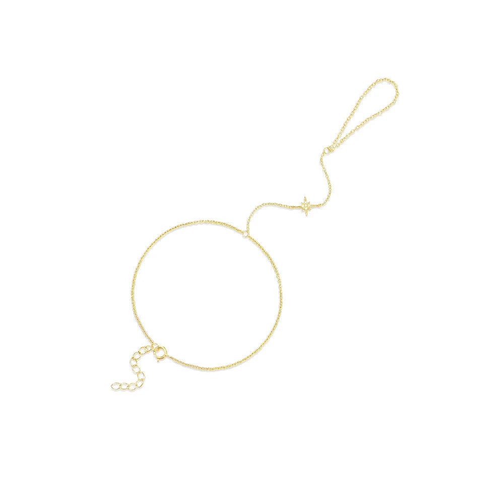 Bracelet Main Élégance Dorée