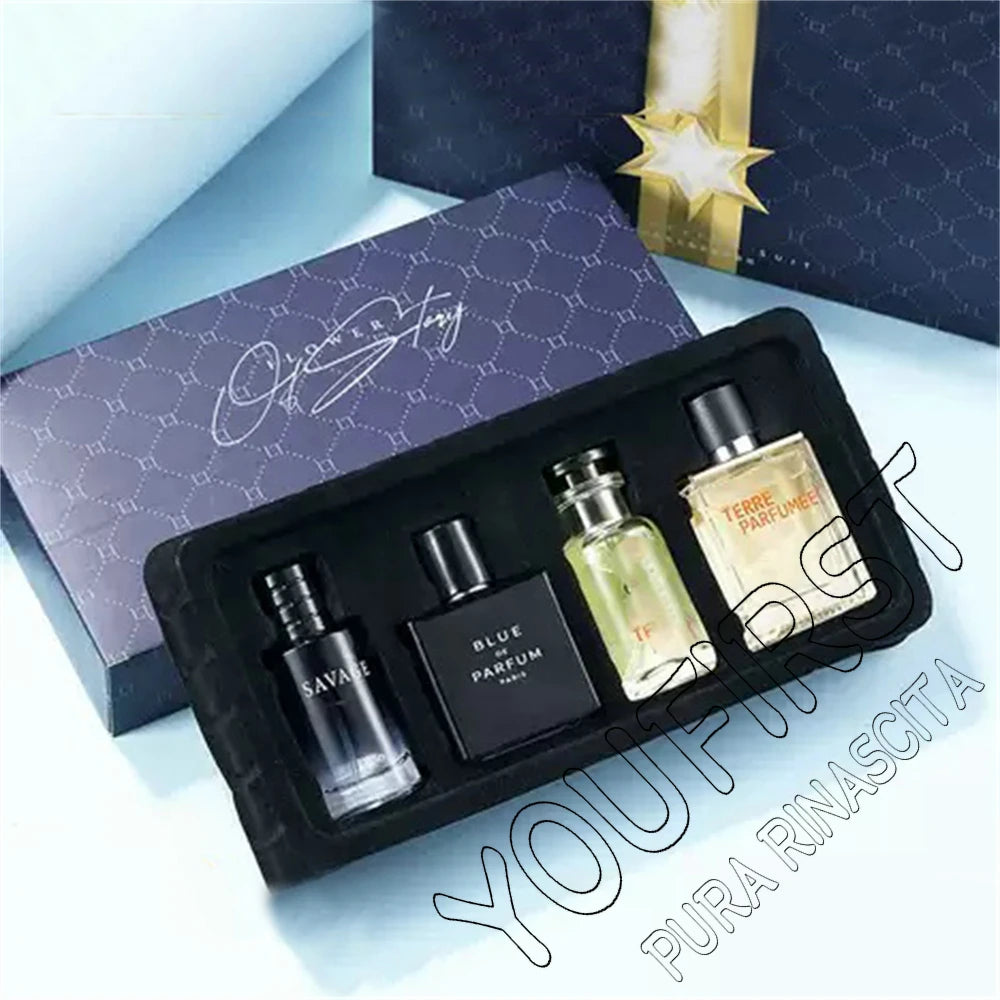 Coffret 4 Parfums Homme 100ml – Senteur Florale & Fruitée