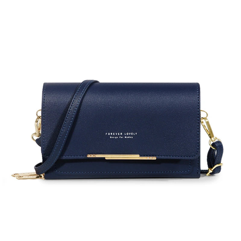 Pochette Sac Épaule Femme – Multi-Cartes + Range Téléphone – Grande Capacité