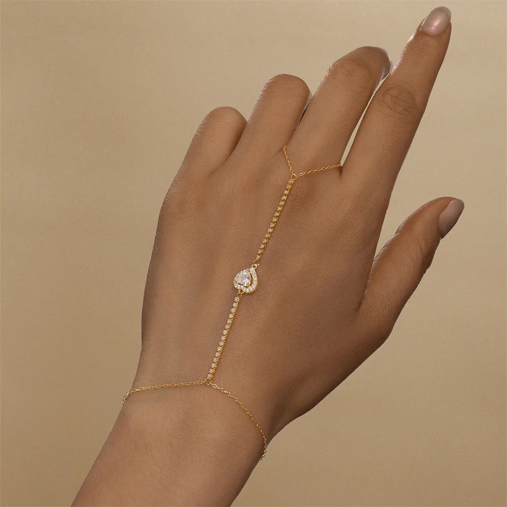 Bracelet Main Élégance Dorée
