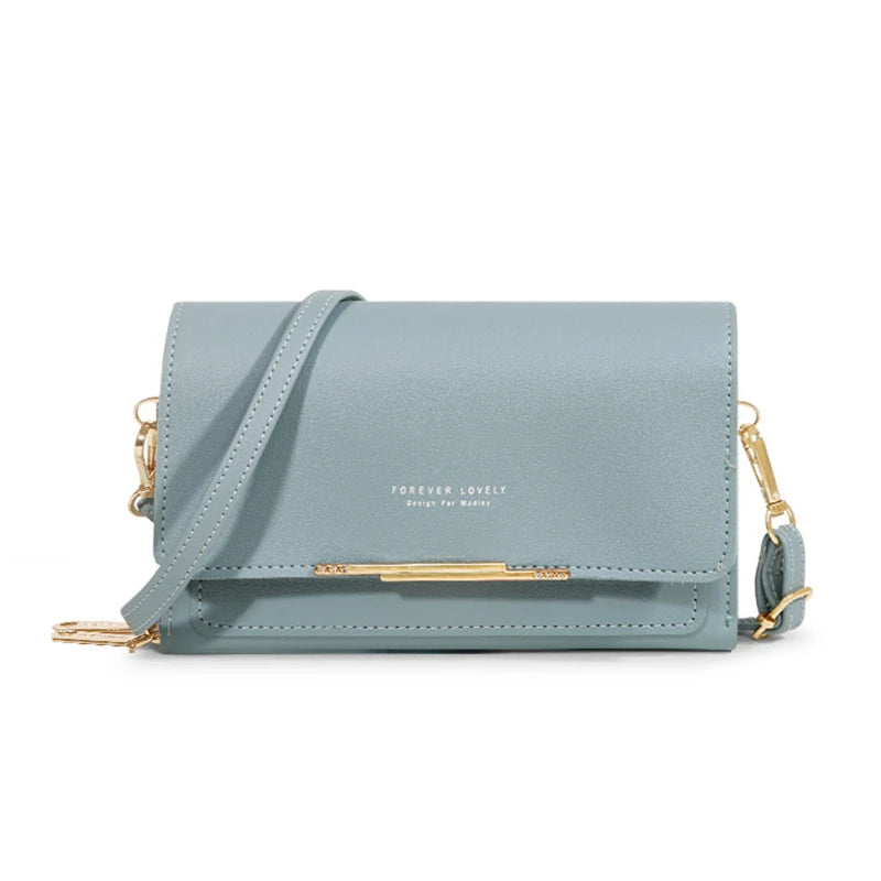 Pochette Sac Épaule Femme – Multi-Cartes + Range Téléphone – Grande Capacité