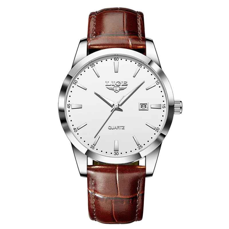 Montre Homme Luxe en Cuir