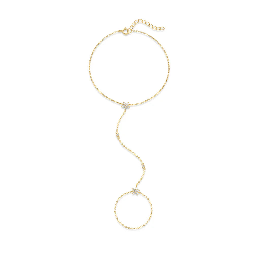 Bracelet Main Élégance Dorée