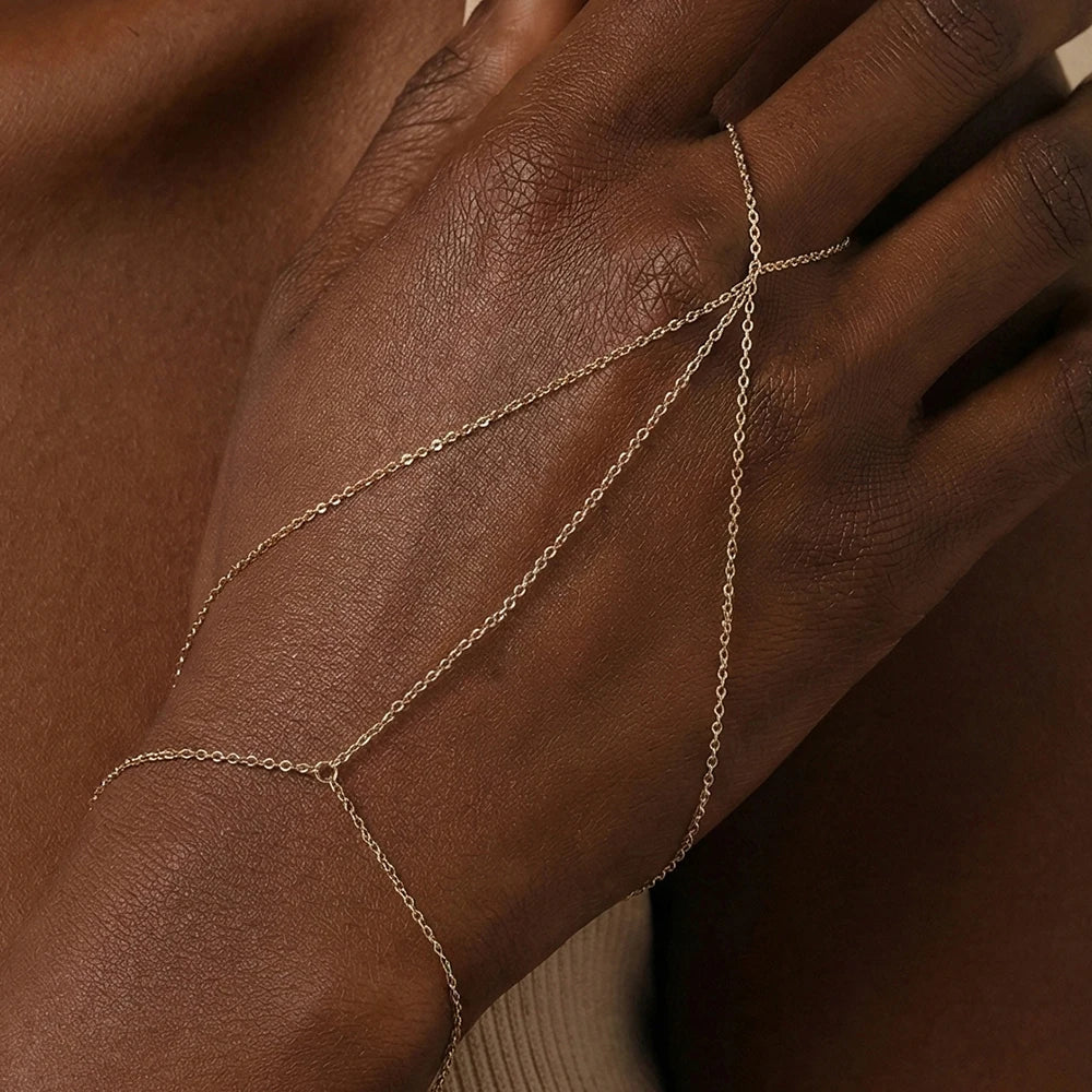 Bracelet Main Élégance Dorée