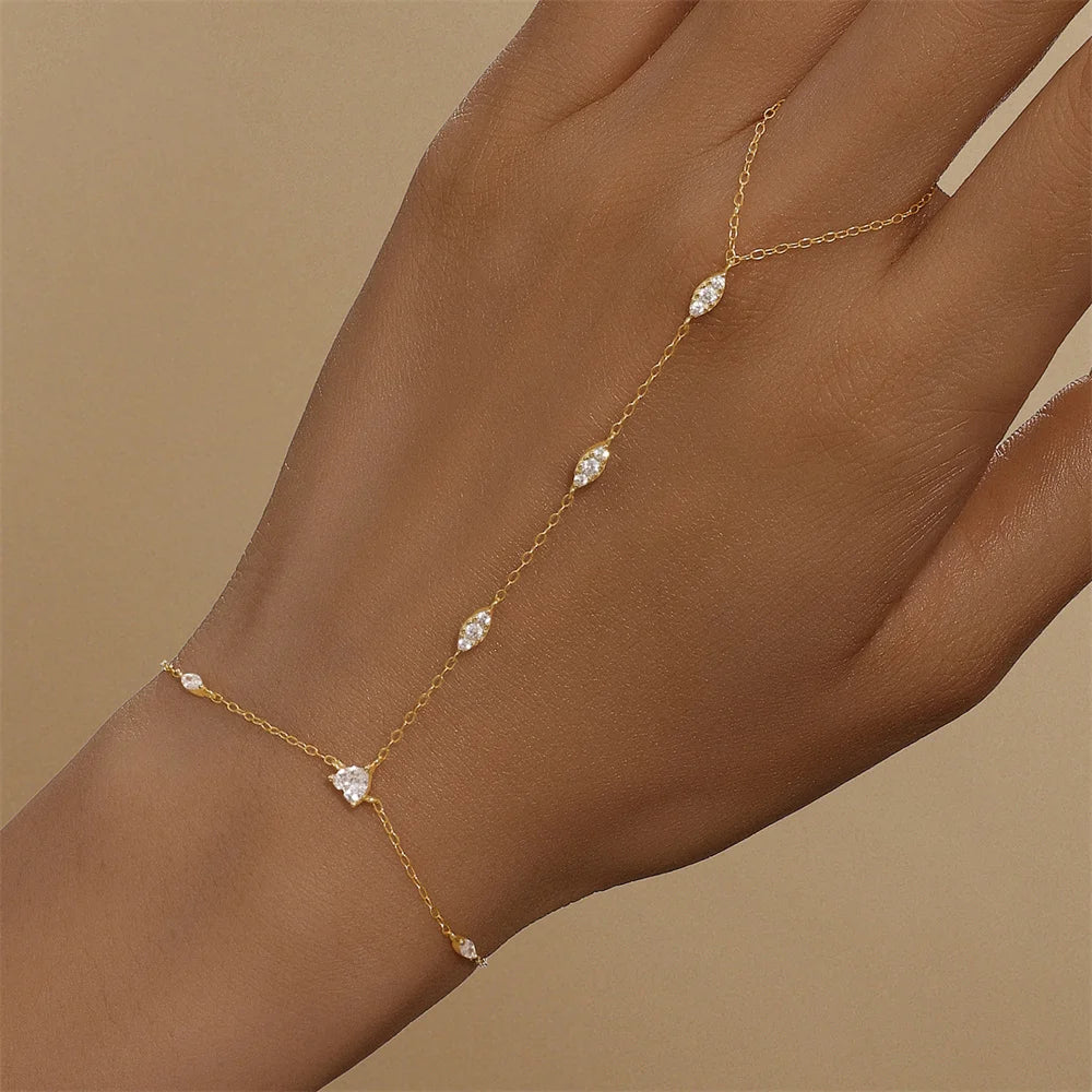 Bracelet Main Élégance Dorée