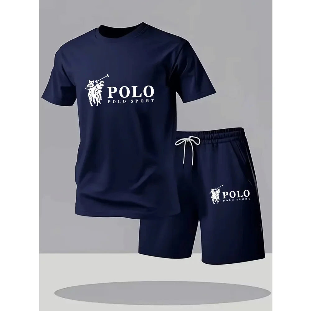 Tenue Homme Casual Été – T-shirt Manches Courtes + Short