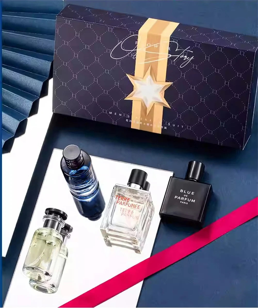 Coffret 4 Parfums Homme 100ml – Senteur Florale & Fruitée